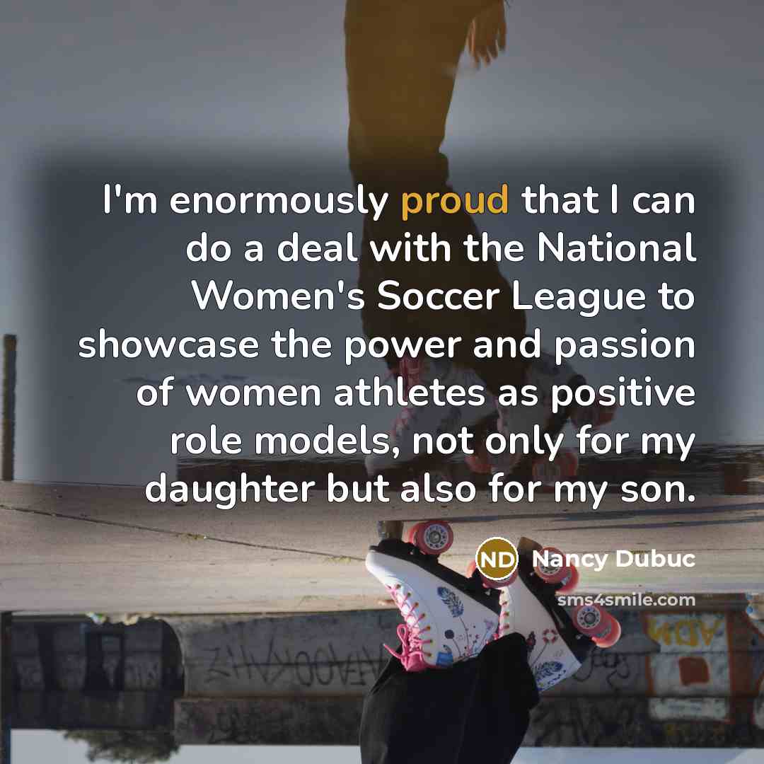 “I'm enormously proud that I can do a deal with…” quote by Nancy Dubuc