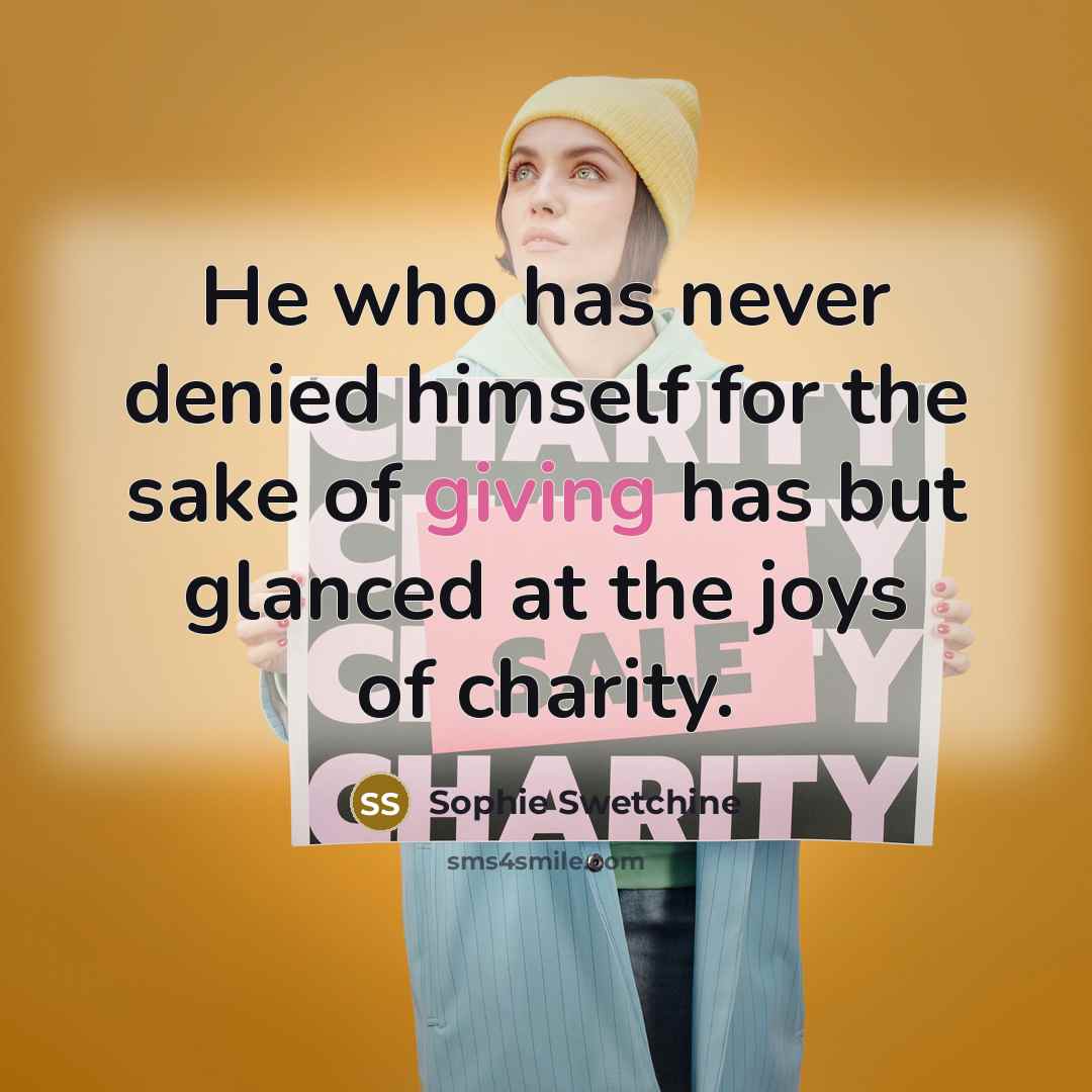 “He who has never denied himself for the sake of…” quote by Sophie Swetchine