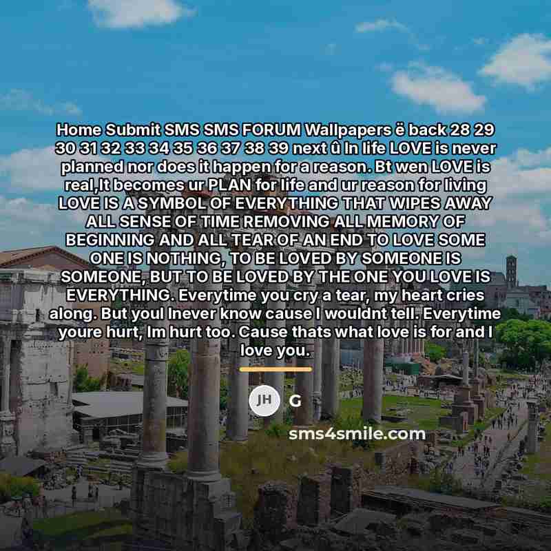 “Home Submit SMS SMS FORUM Wallpapers ë back 28 29…” quote by G