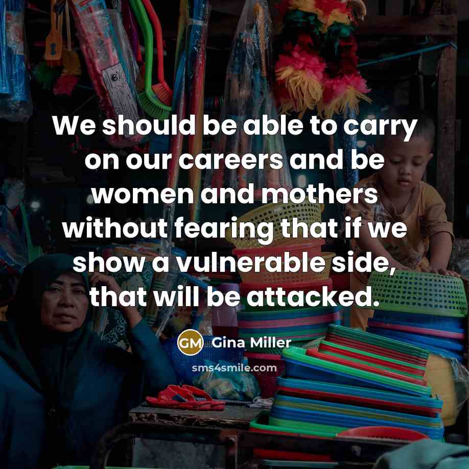 “We should be able to carry on our careers and…” quote by Gina Miller