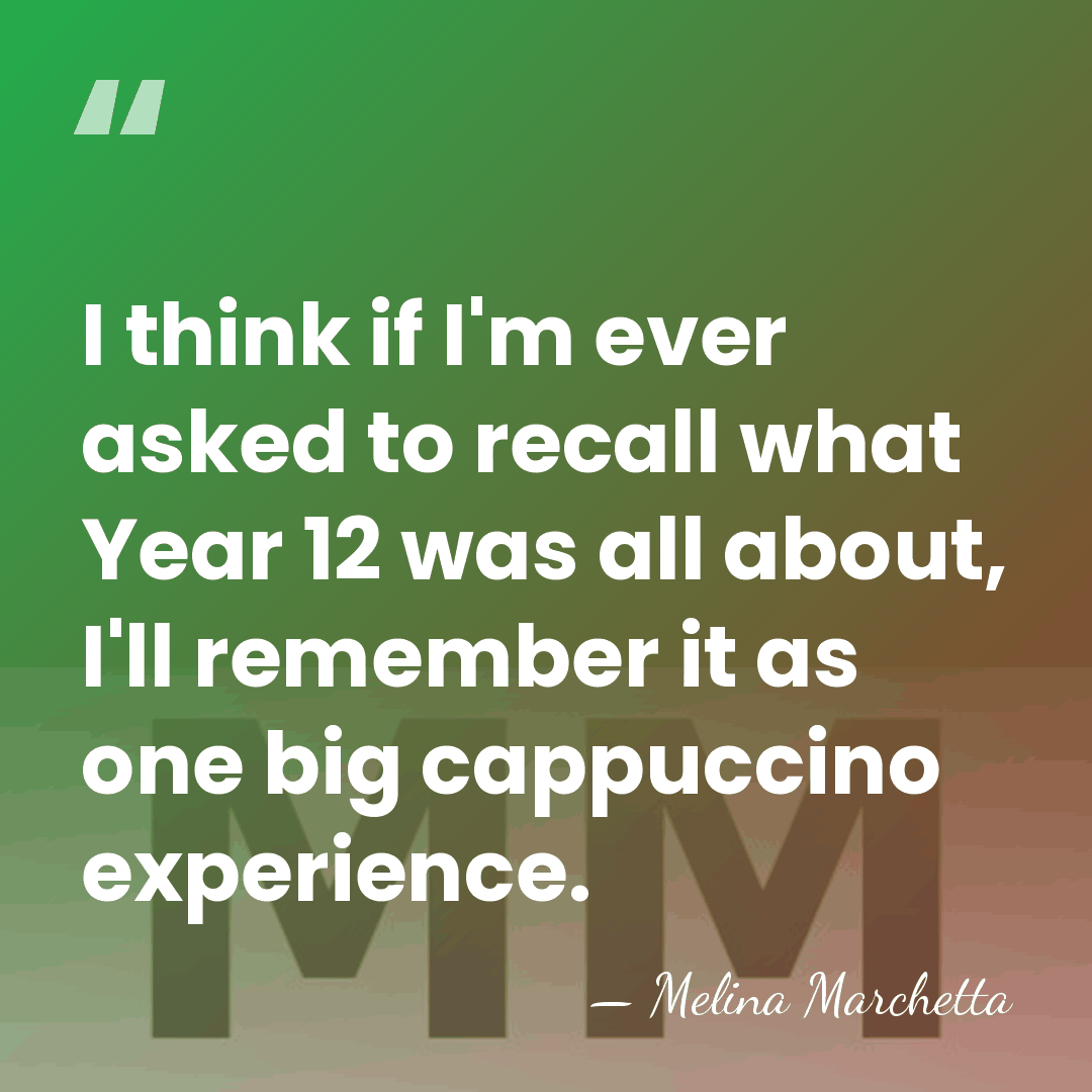 I think if I'm ever asked to recall what Year 12 was&hellip; - Melina Marchetta