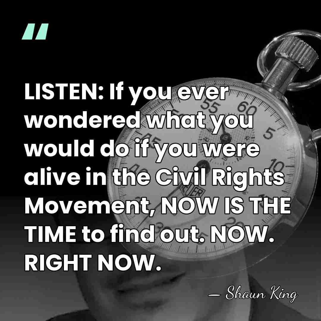 LISTEN: If you ever wondered what you would do if you were&hellip; - Shaun King