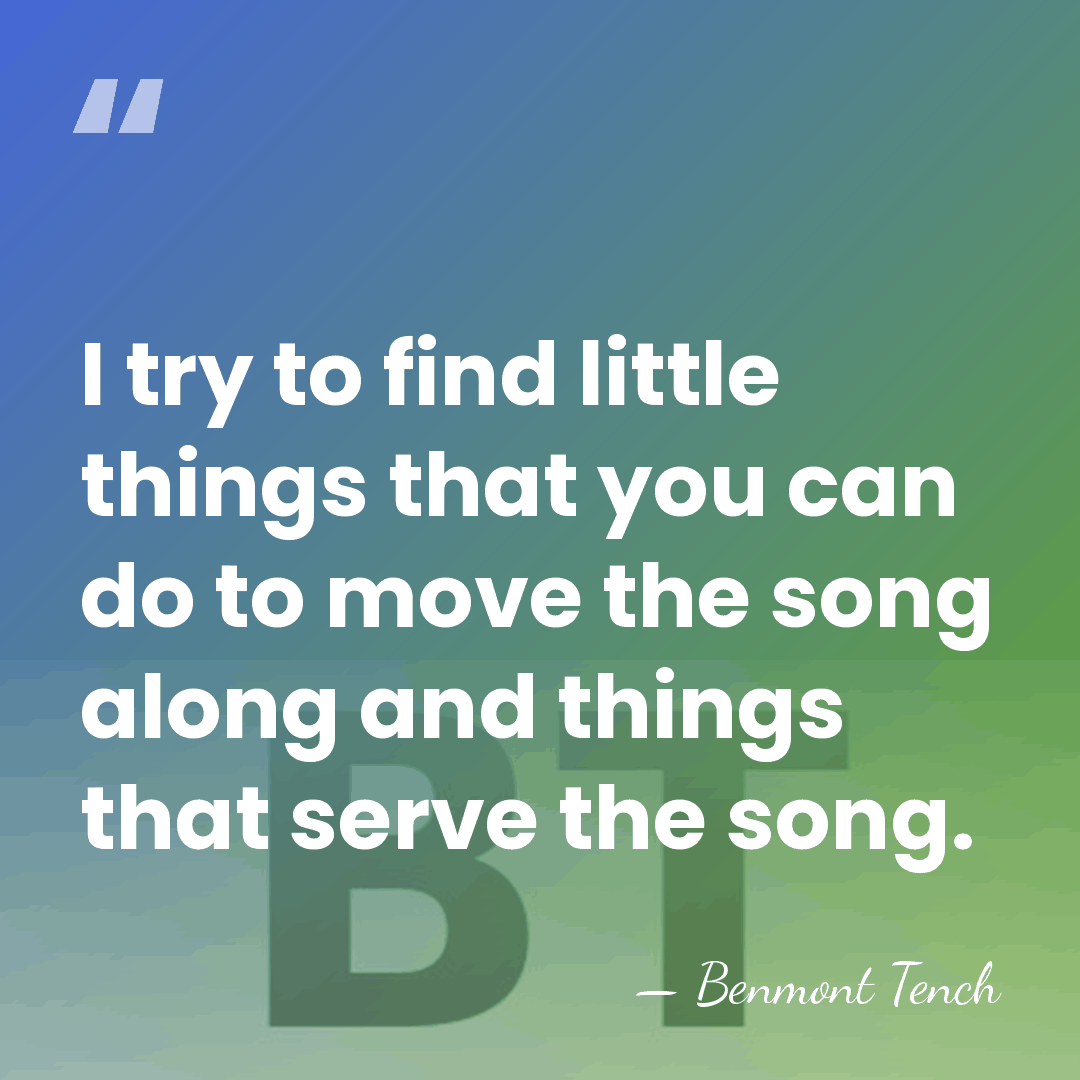 I try to find little things that you can do to move&hellip; - Benmont Tench