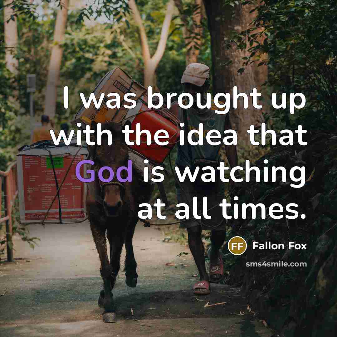 “I was brought up with the idea that God is…” quote by Fallon Fox