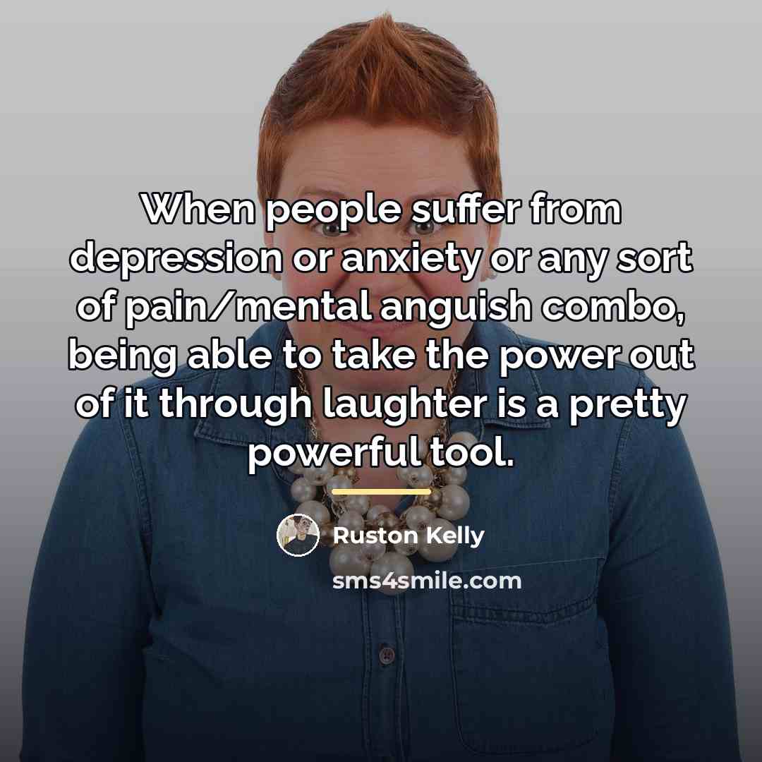 “When people suffer from depression or anxiety or any sort…” quote by Ruston Kelly