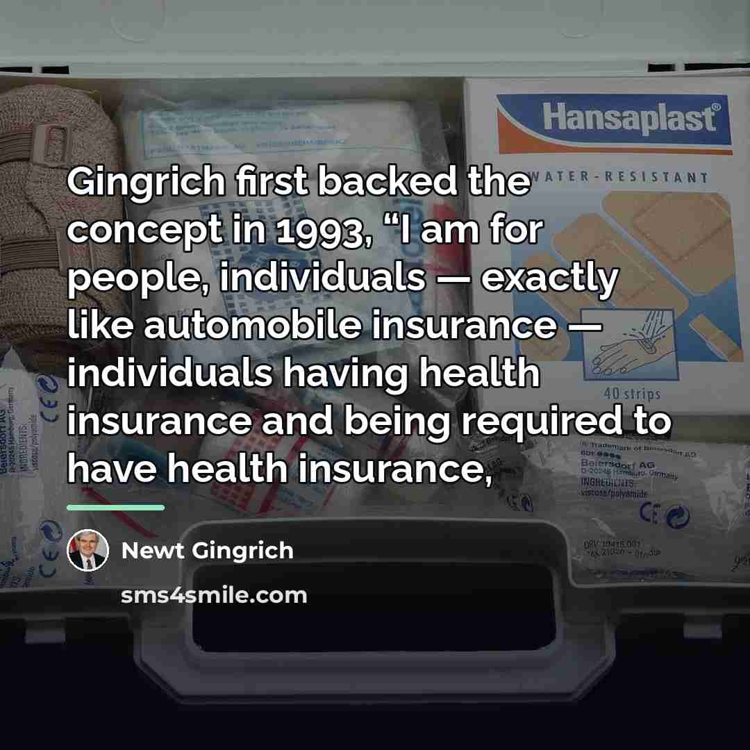 “Gingrich first backed the concept in 1993, “I am for…” quote by Newt Gingrich