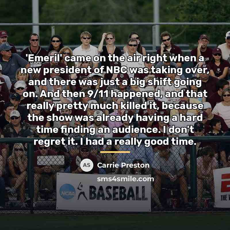 “'Emeril' came on the air right when a new president…” quote by Carrie Preston