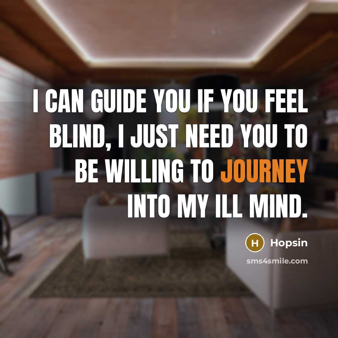 “I can guide you if you feel blind, I just…” quote by Hopsin