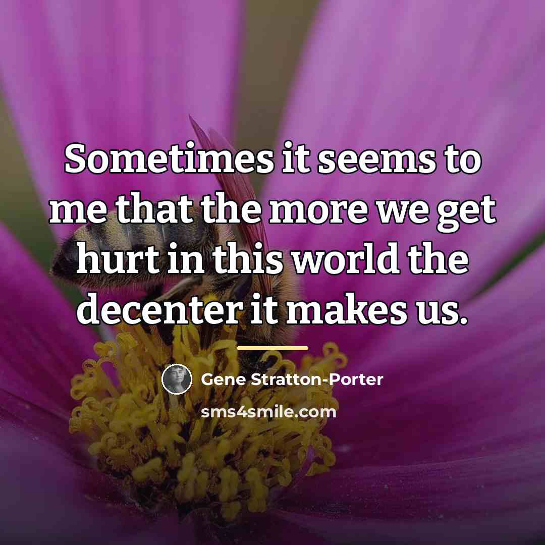 “Sometimes it seems to me that the more we get…” quote by Gene Stratton-Porter