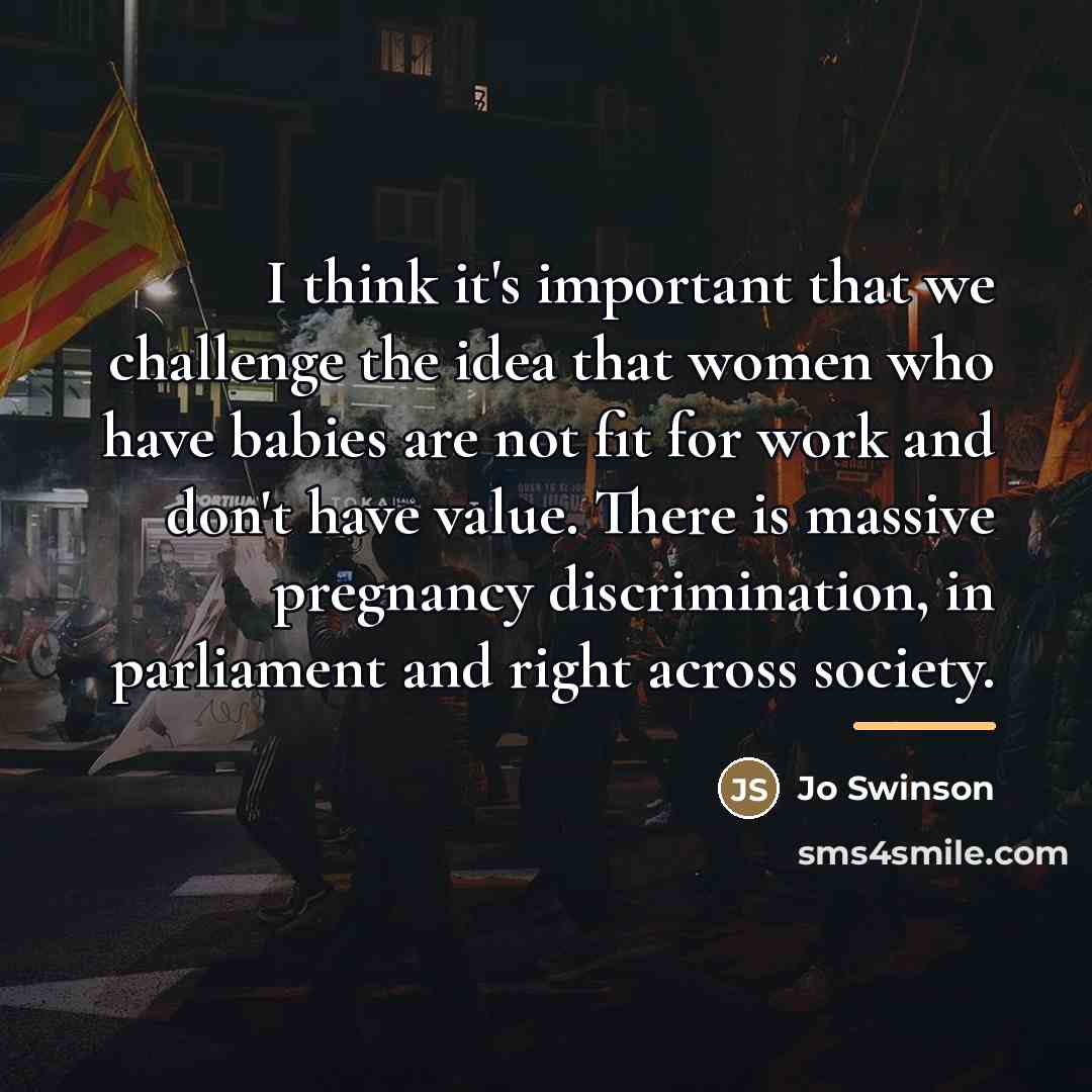 “I think it's important that we challenge the idea that…” quote by Jo Swinson