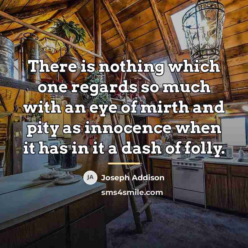 “There is nothing which one regards so much with an…” quote by Joseph Addison