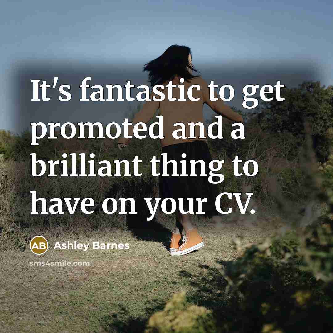 “It's fantastic to get promoted and a brilliant thing to…” quote by Ashley Barnes