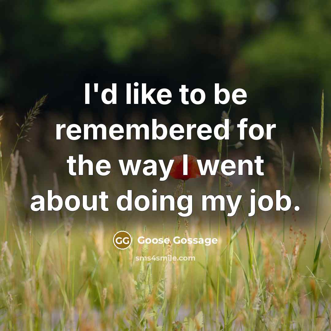 “I'd like to be remembered for the way I went…” quote by Goose Gossage