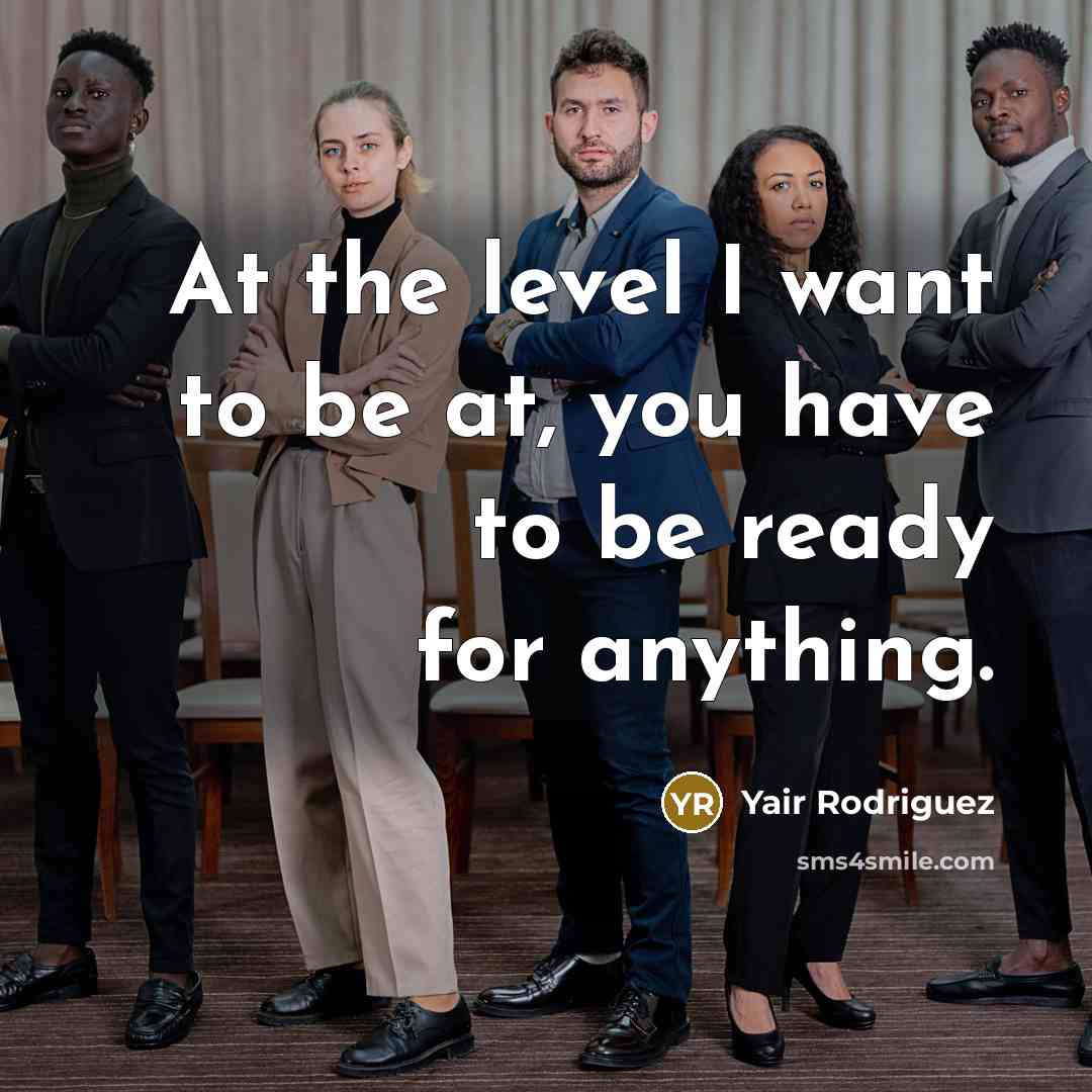 “At the level I want to be at, you have…” quote by Yair Rodriguez