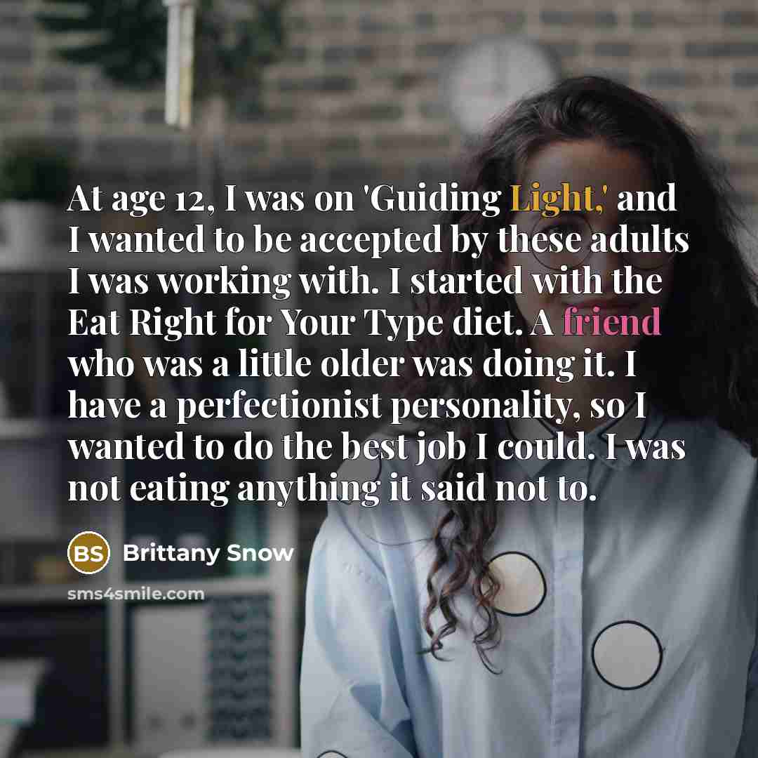“At age 12, I was on 'Guiding Light,' and I…” quote by Brittany Snow