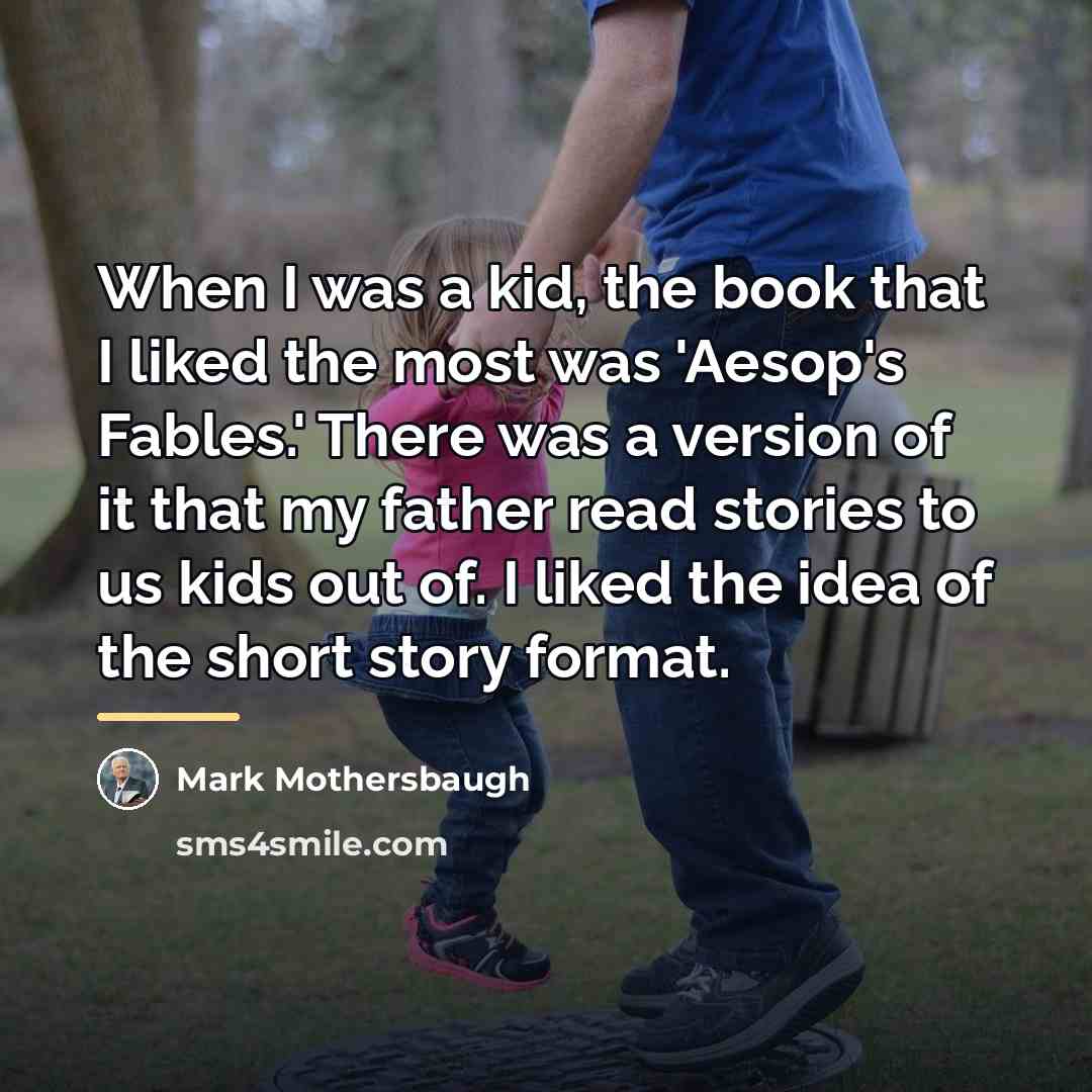 “When I was a kid, the book that I liked…” quote by Mark Mothersbaugh