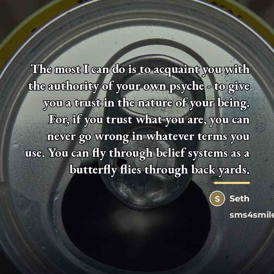 “The most I can do is to acquaint you with…” quote by Seth