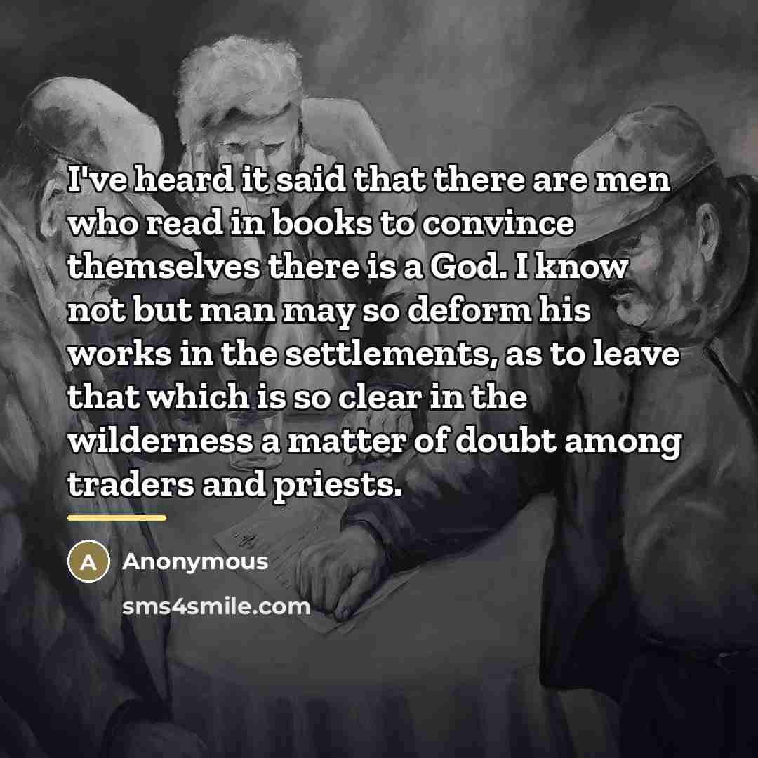 “I've heard it said that there are men who read…” quote by Anonymous