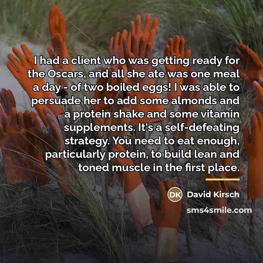 “I had a client who was getting ready for the…” quote by David Kirsch