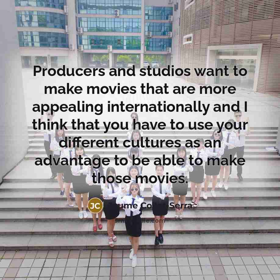 “Producers and studios want to make movies that are more…” quote by Jaume Collet-Serra