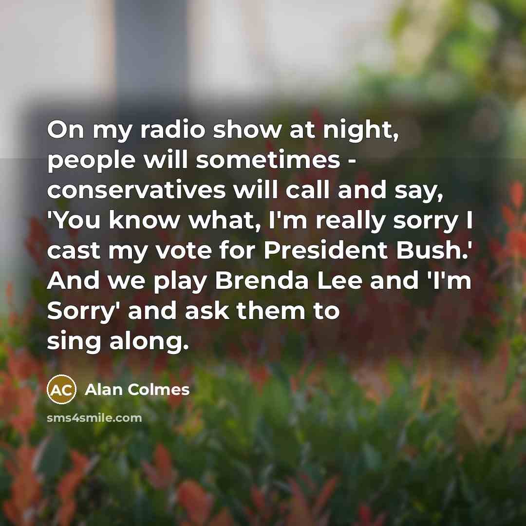 “On my radio show at night, people will sometimes -…” quote by Alan Colmes