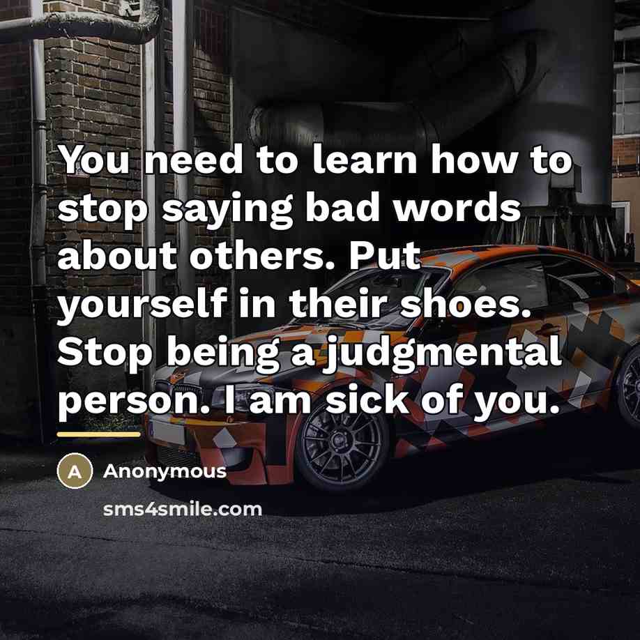 “You need to learn how to stop saying bad words…” quote by Anonymous