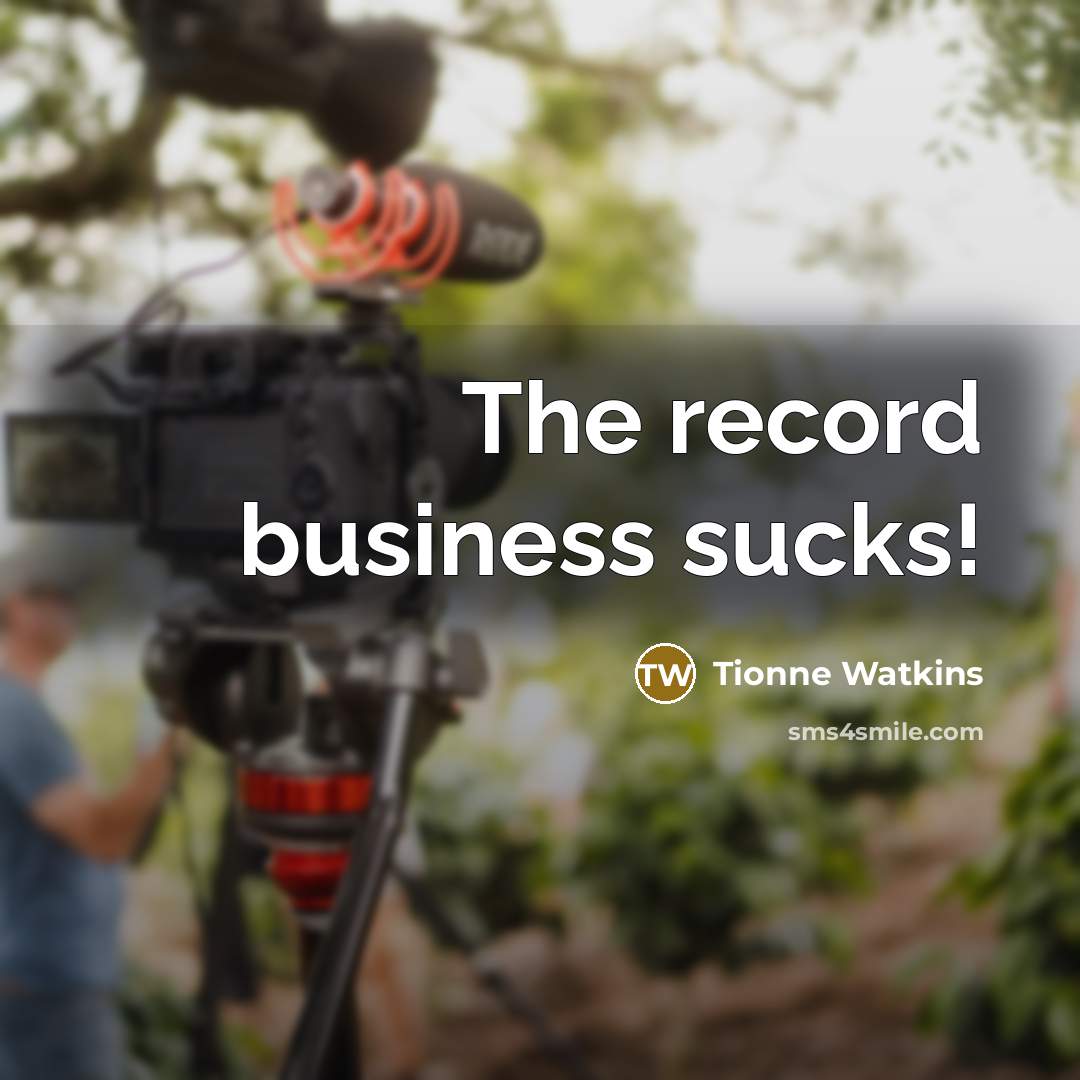 “The record business sucks!…” quote by Tionne Watkins
