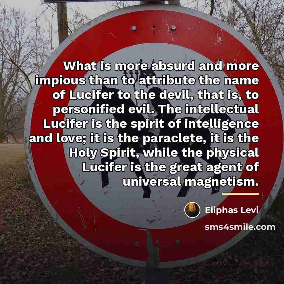 “What is more absurd and more impious than to attribute…” quote by Eliphas Levi