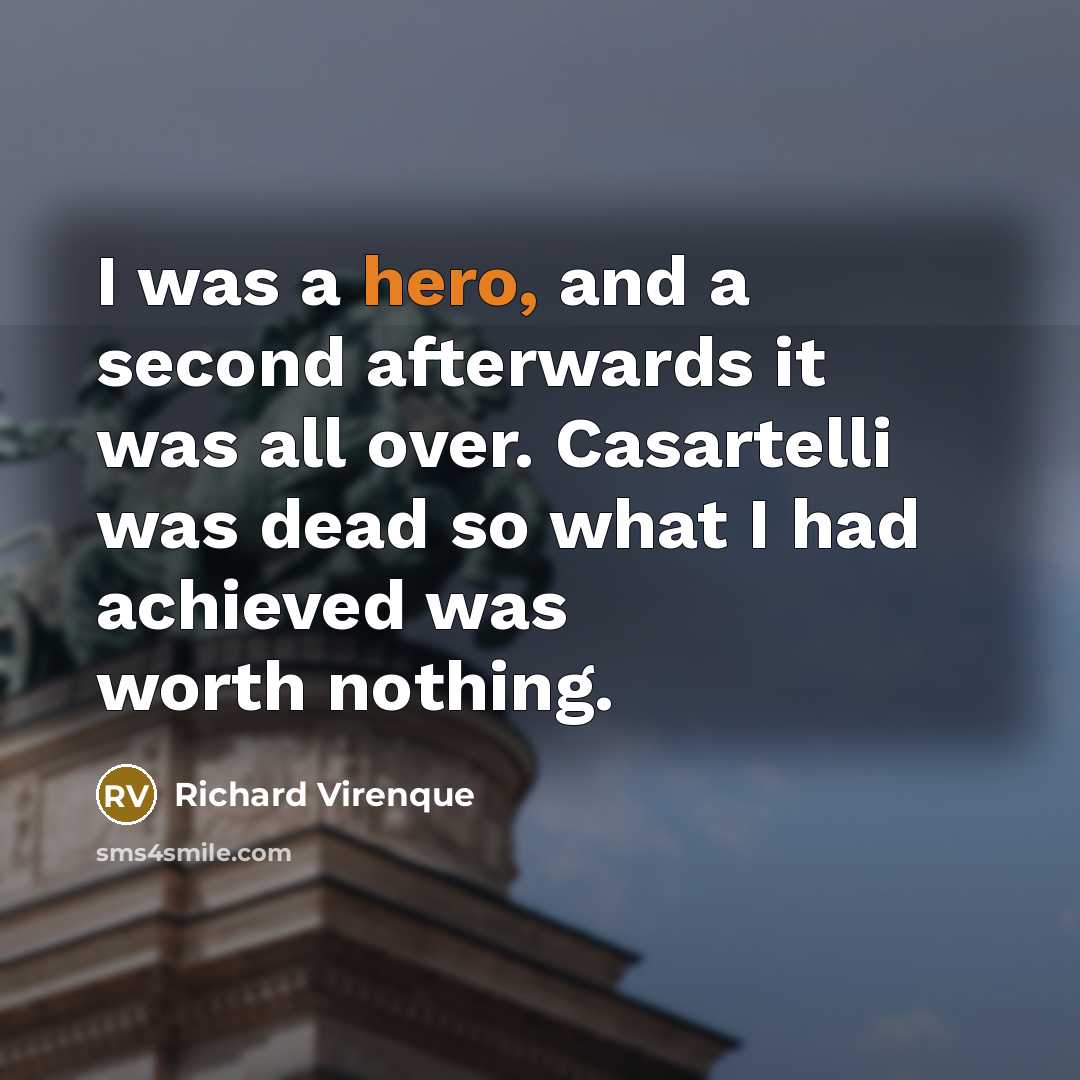“I was a hero, and a second afterwards it was…” quote by Richard Virenque