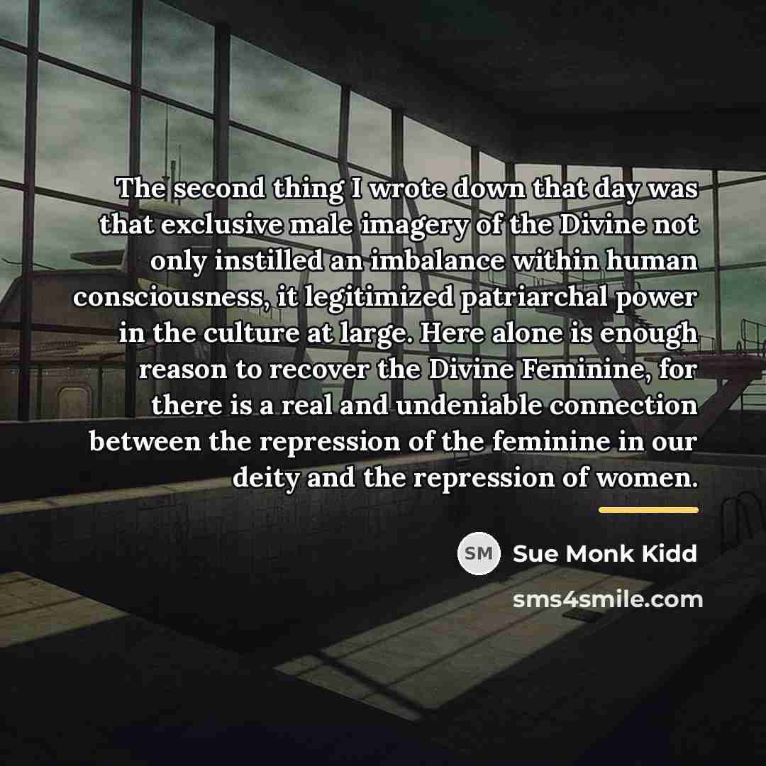 “The second thing I wrote down that day was that…” quote by Sue Monk Kidd