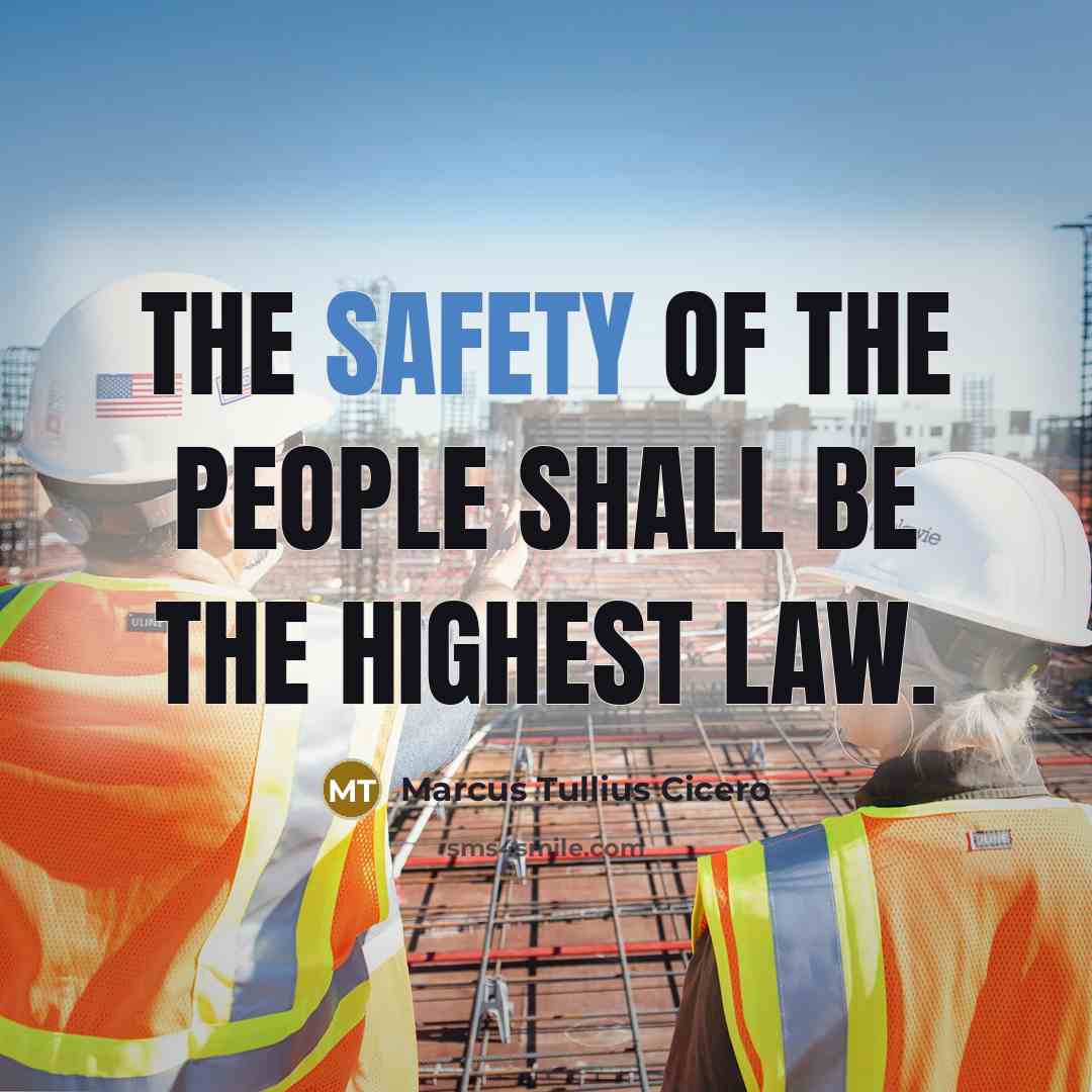 “The safety of the people shall be the highest law.…” quote by Marcus Tullius Cicero