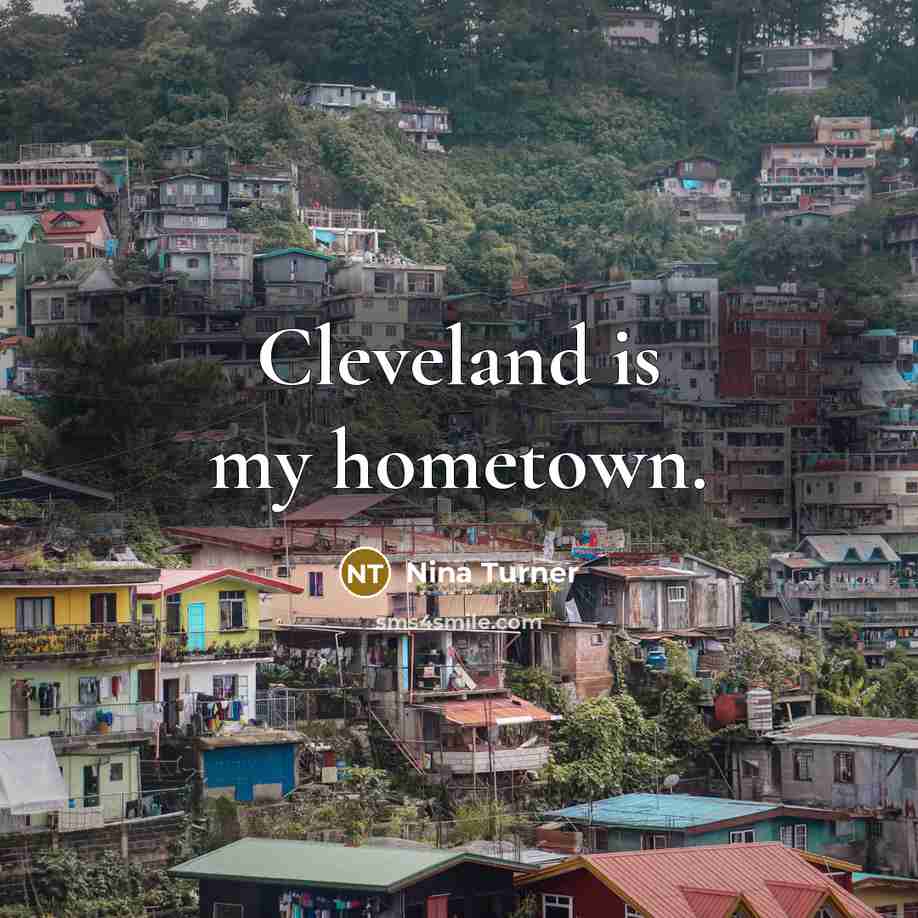 “Cleveland is my hometown.…” quote by Nina Turner