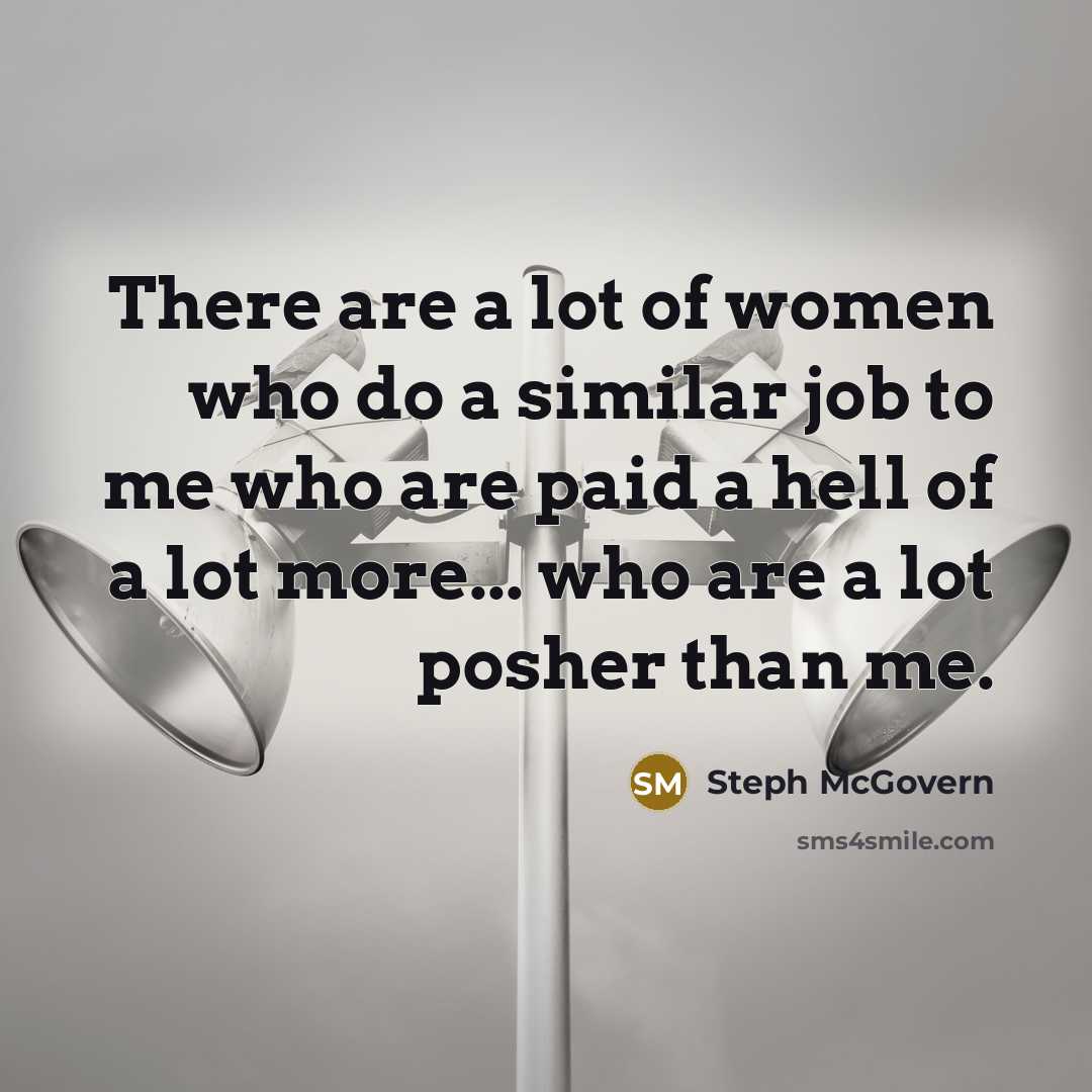 “There are a lot of women who do a similar…” quote by Steph McGovern