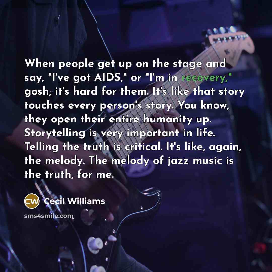 “When people get up on the stage and say, "I've…” quote by Cecil Williams