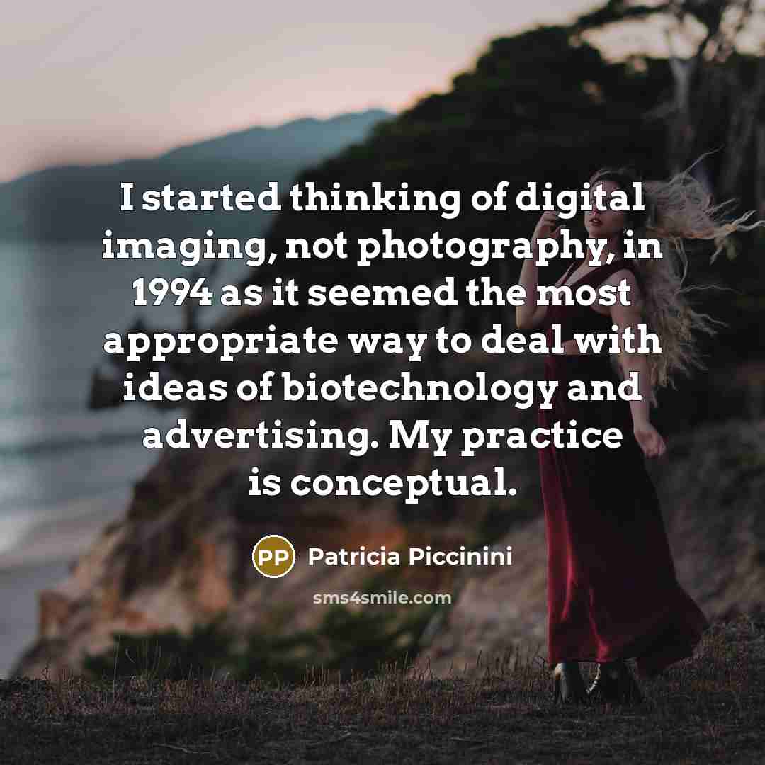 “I started thinking of digital imaging, not photography, in 1994…” quote by Patricia Piccinini