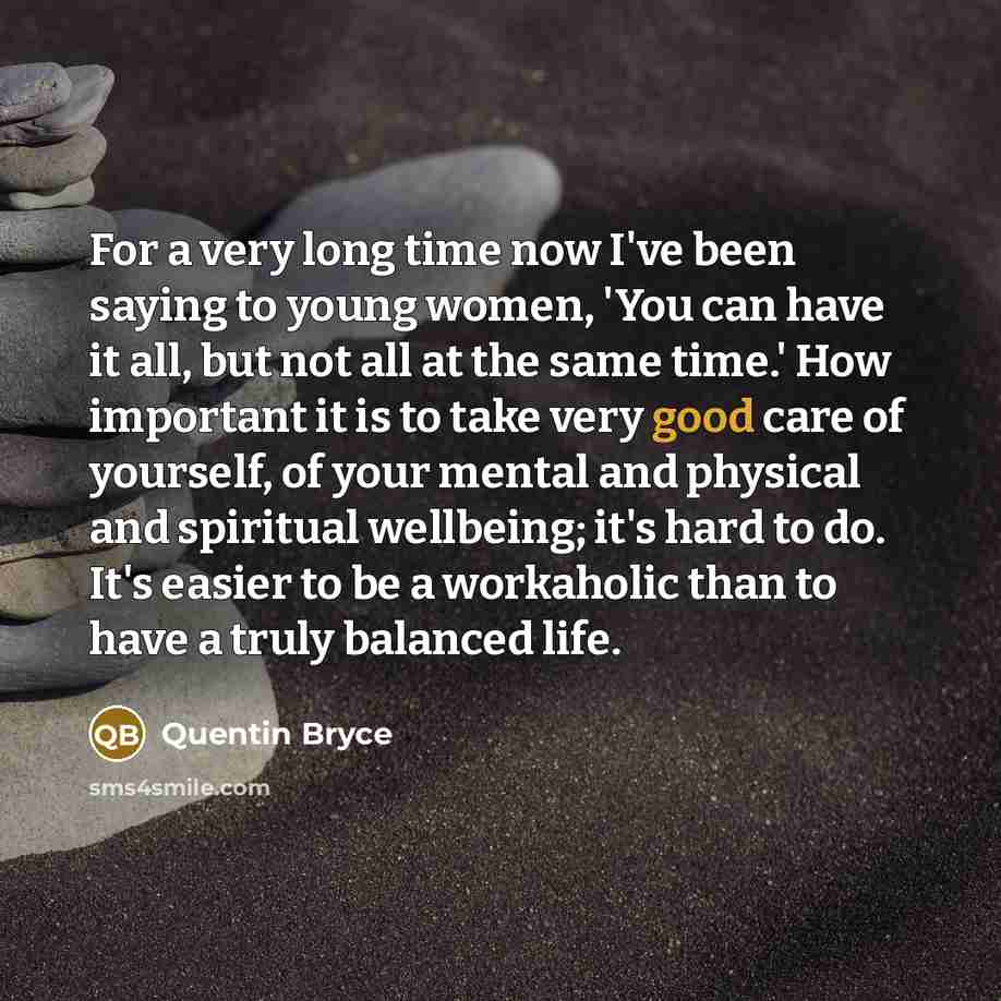 “For a very long time now I've been saying to…” quote by Quentin Bryce