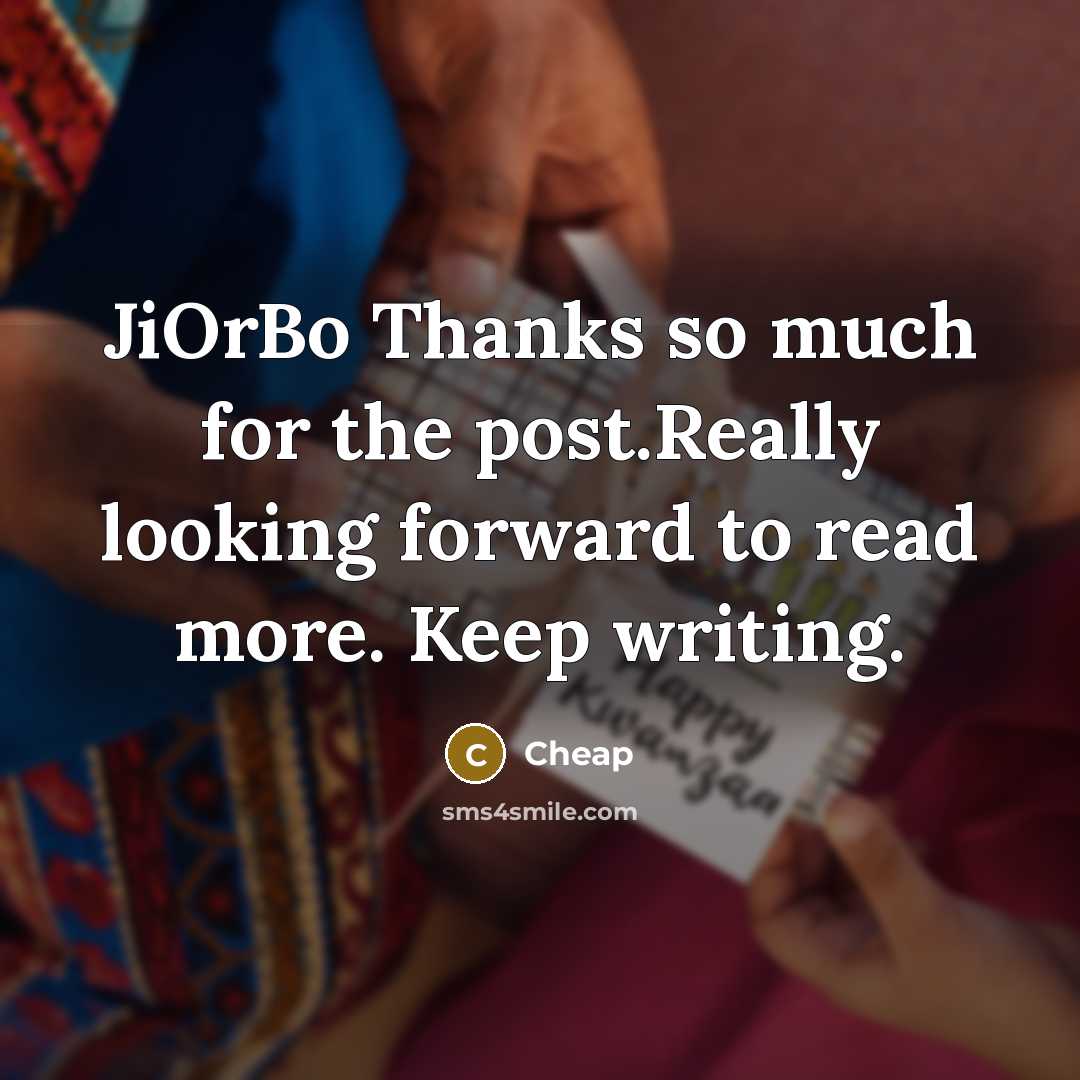 “JiOrBo Thanks so much for the post.Really looking forward to…” quote by Cheap