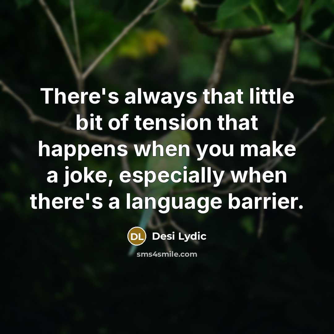 “There's always that little bit of tension that happens when…” quote by Desi Lydic