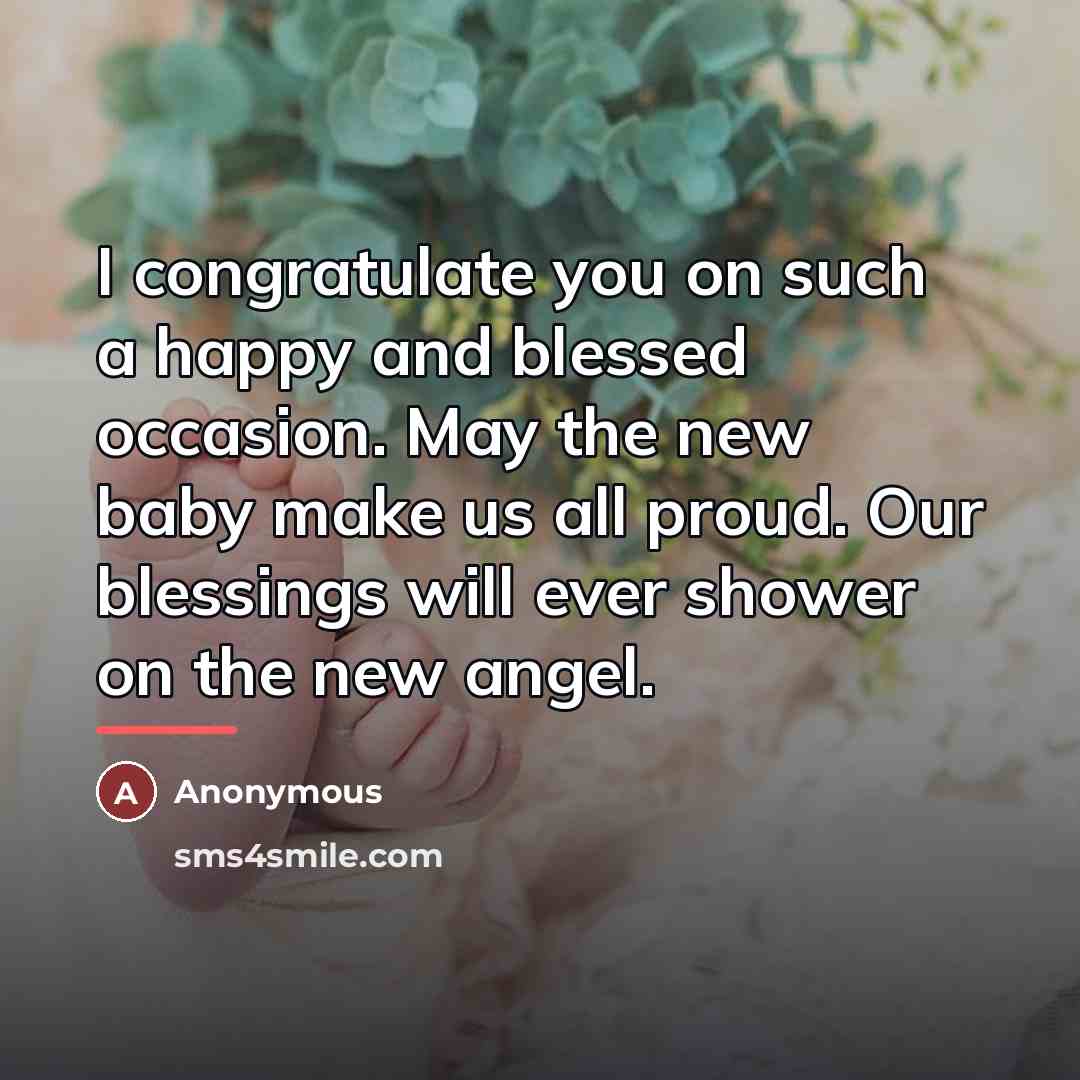 “I congratulate you on such a happy and blessed occasion.…” quote by Anonymous