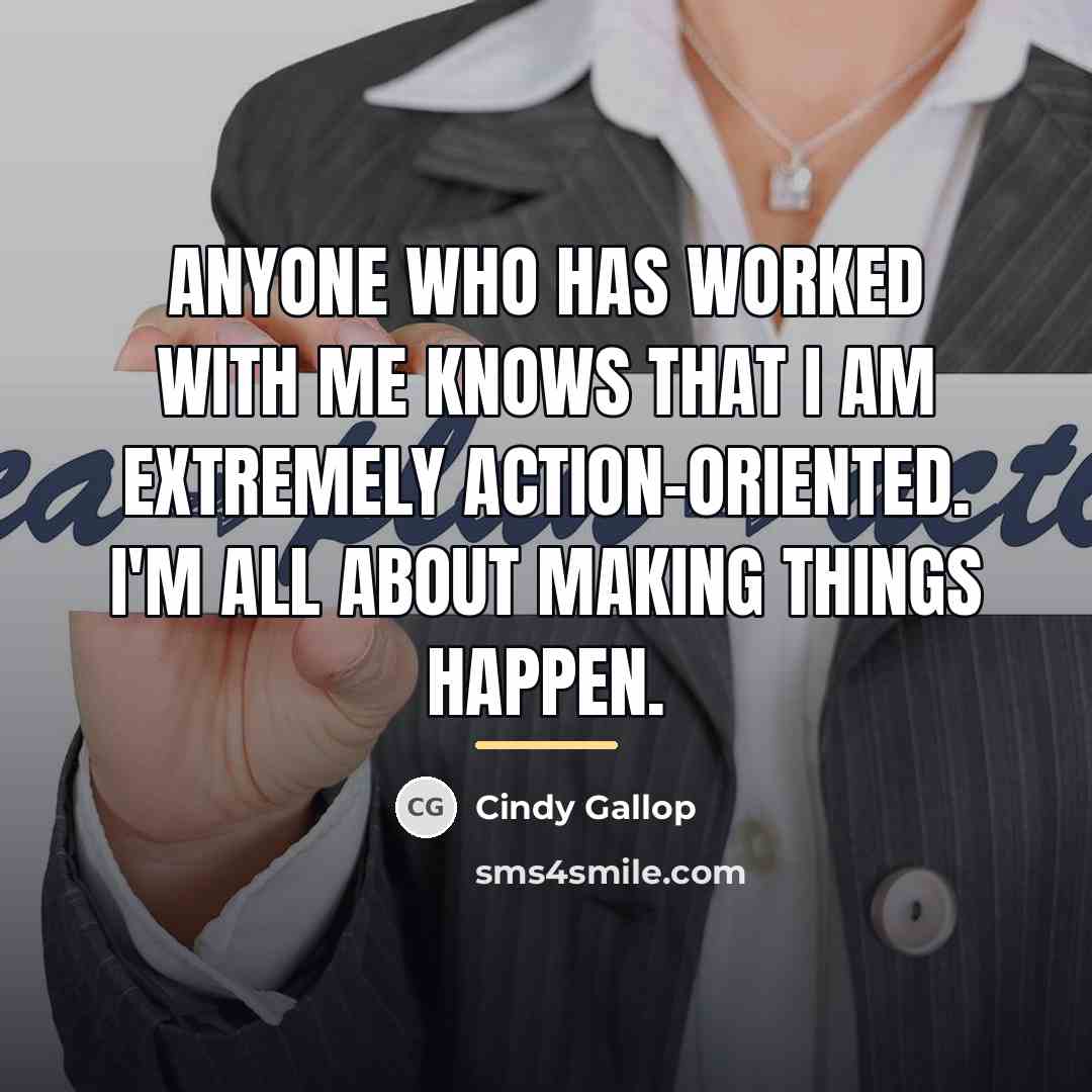 “Anyone who has worked with me knows that I am…” quote by Cindy Gallop