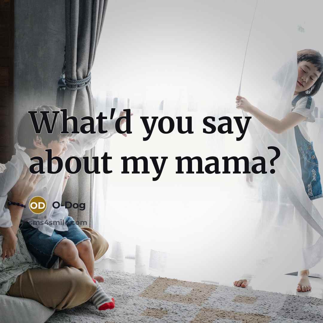 “What'd you say about my mama?” quote by O-Dog