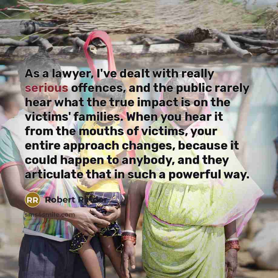 “As a lawyer, I've dealt with really serious offences, and…” quote by Robert Rinder