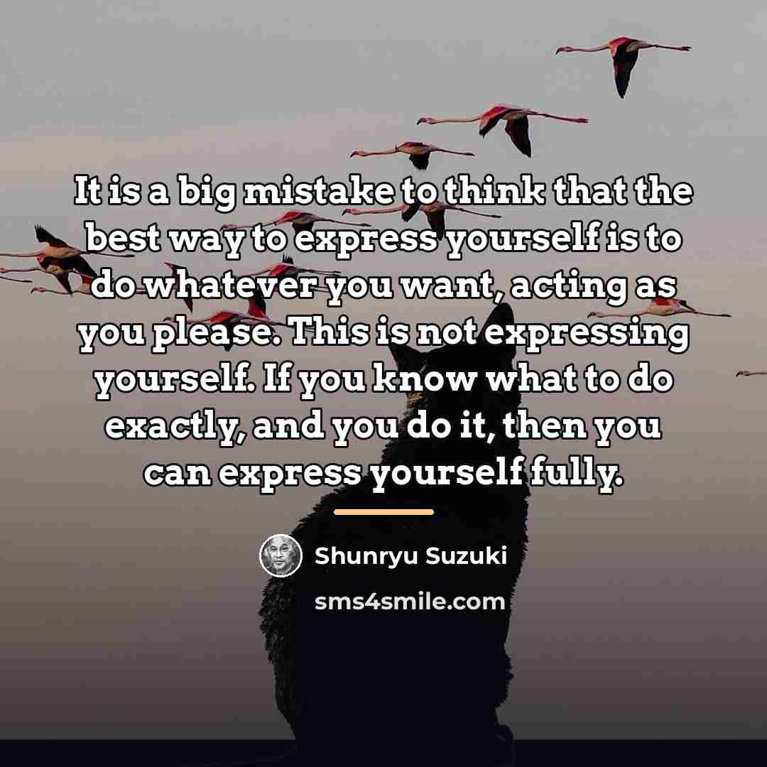 “It is a big mistake to think that the best…” quote by Shunryu Suzuki