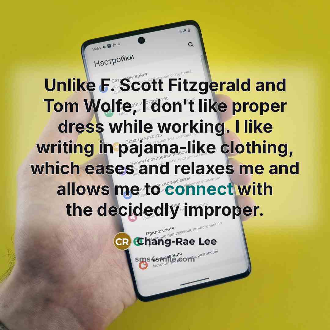 “Unlike F. Scott Fitzgerald and Tom Wolfe, I don't like…” quote by Chang-Rae Lee