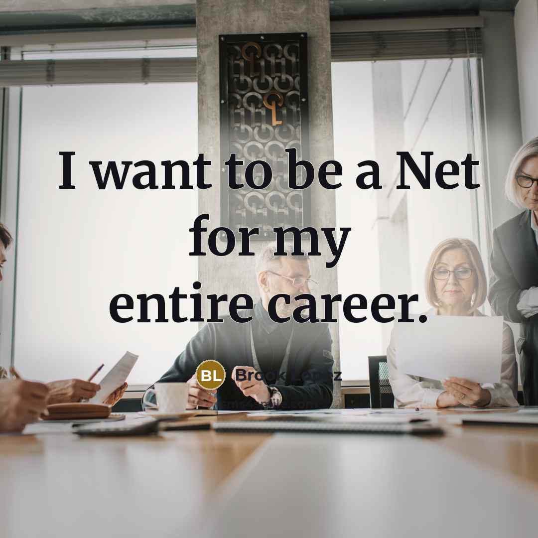“I want to be a Net for my entire career.…” quote by Brook Lopez