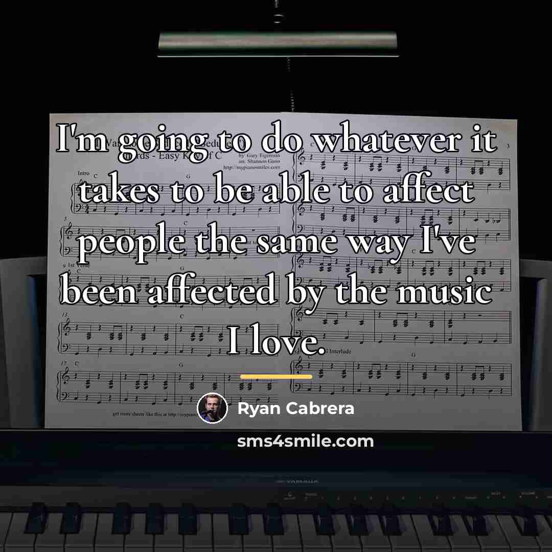 “I'm going to do whatever it takes to be able…” quote by Ryan Cabrera