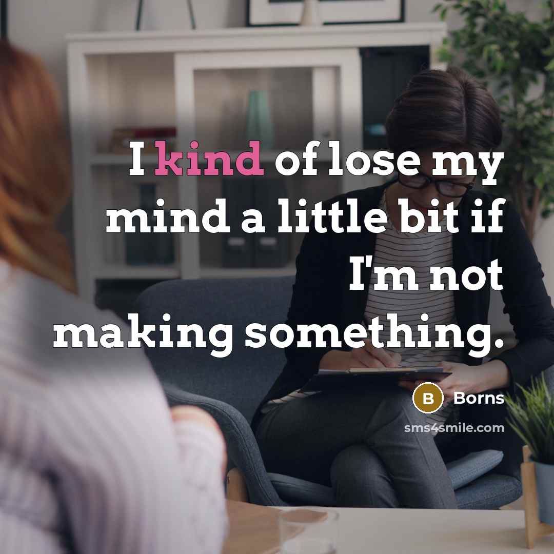 “I kind of lose my mind a little bit if…” quote by Borns