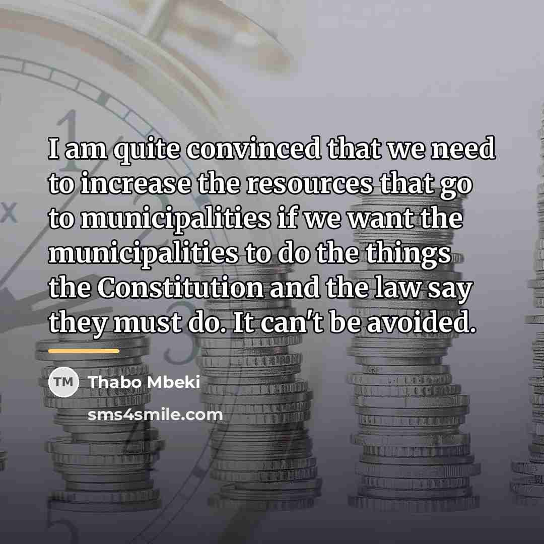 “I am quite convinced that we need to increase the…” quote by Thabo Mbeki