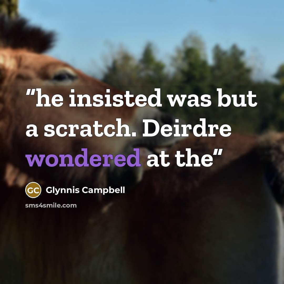 “he insisted was but a scratch. Deirdre wondered at the” quote by Glynnis Campbell