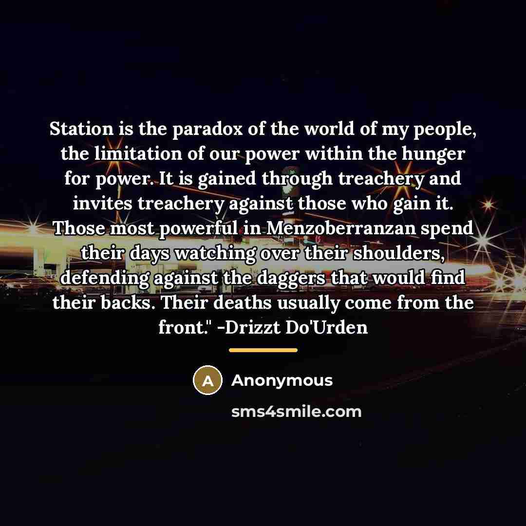 “Station is the paradox of the world of my people,…” quote by Anonymous